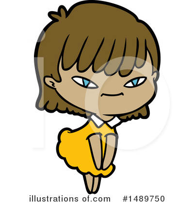 Royalty-Free (RF) Girl Clipart Illustration by lineartestpilot - Stock Sample #1489750