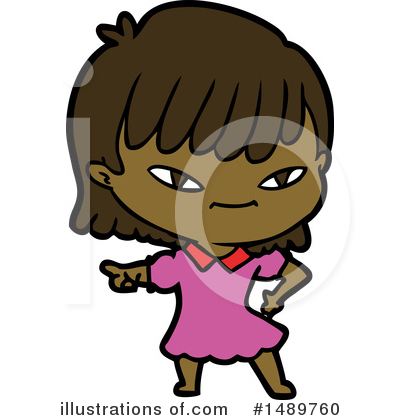 Royalty-Free (RF) Girl Clipart Illustration by lineartestpilot - Stock Sample #1489760