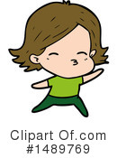 Girl Clipart #1489769 by lineartestpilot