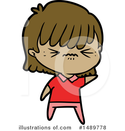 Royalty-Free (RF) Girl Clipart Illustration by lineartestpilot - Stock Sample #1489778