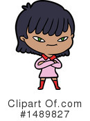 Girl Clipart #1489827 by lineartestpilot
