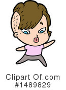 Girl Clipart #1489829 by lineartestpilot