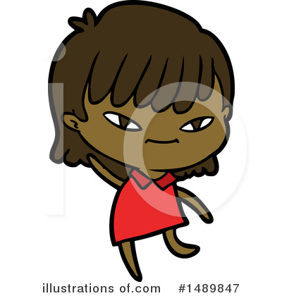 Royalty-Free (RF) Girl Clipart Illustration by lineartestpilot - Stock Sample #1489847