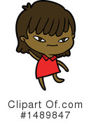 Girl Clipart #1489847 by lineartestpilot