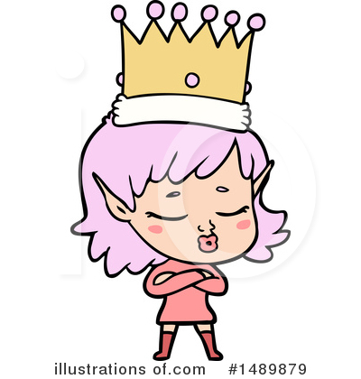 Royalty-Free (RF) Girl Clipart Illustration by lineartestpilot - Stock Sample #1489879
