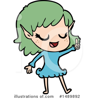 Royalty-Free (RF) Girl Clipart Illustration by lineartestpilot - Stock Sample #1489892