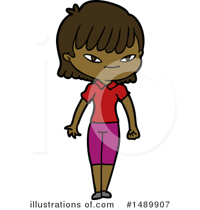Royalty-Free (RF) Girl Clipart Illustration by lineartestpilot - Stock Sample #1489907