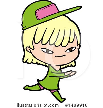 Royalty-Free (RF) Girl Clipart Illustration by lineartestpilot - Stock Sample #1489918