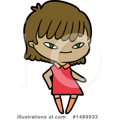 Royalty-Free (RF) Girl Clipart Illustration by lineartestpilot - Stock Sample #1489933