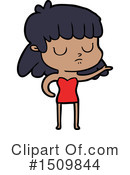 Girl Clipart #1509844 by lineartestpilot