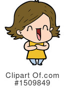 Girl Clipart #1509849 by lineartestpilot