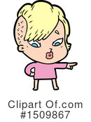 Girl Clipart #1509867 by lineartestpilot