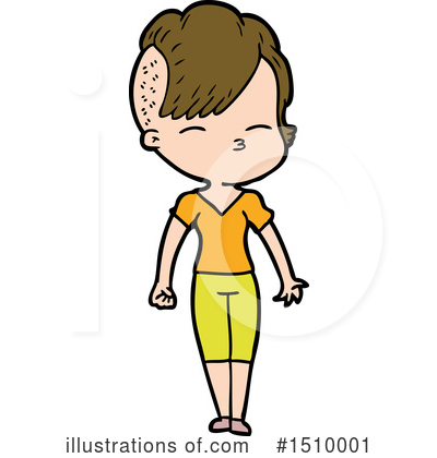 Royalty-Free (RF) Girl Clipart Illustration by lineartestpilot - Stock Sample #1510001