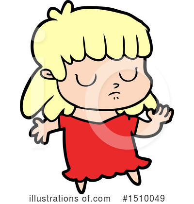 Royalty-Free (RF) Girl Clipart Illustration by lineartestpilot - Stock Sample #1510049