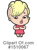 Girl Clipart #1510067 by lineartestpilot