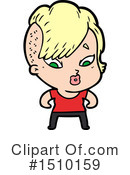 Girl Clipart #1510159 by lineartestpilot