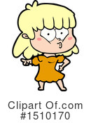 Girl Clipart #1510170 by lineartestpilot