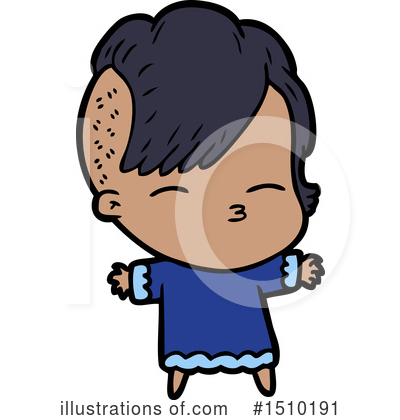 Royalty-Free (RF) Girl Clipart Illustration by lineartestpilot - Stock Sample #1510191