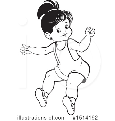 Royalty-Free (RF) Girl Clipart Illustration by Lal Perera - Stock Sample #1514192