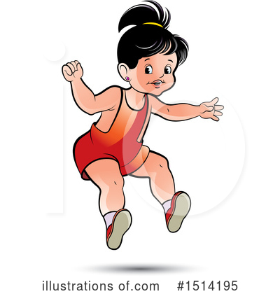 Royalty-Free (RF) Girl Clipart Illustration by Lal Perera - Stock Sample #1514195