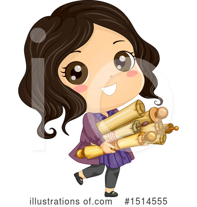 Royalty-Free (RF) Girl Clipart Illustration by BNP Design Studio - Stock Sample #1514555