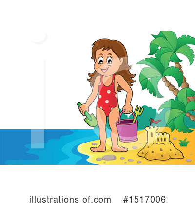 At The Beach Clipart #1517006 by visekart