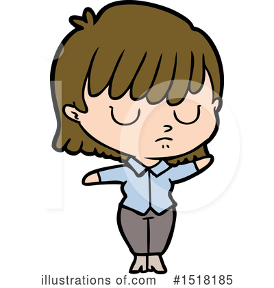 Royalty-Free (RF) Girl Clipart Illustration by lineartestpilot - Stock Sample #1518185
