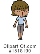 Girl Clipart #1518190 by lineartestpilot
