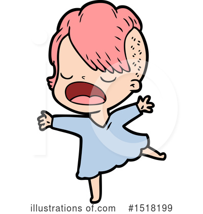 Royalty-Free (RF) Girl Clipart Illustration by lineartestpilot - Stock Sample #1518199