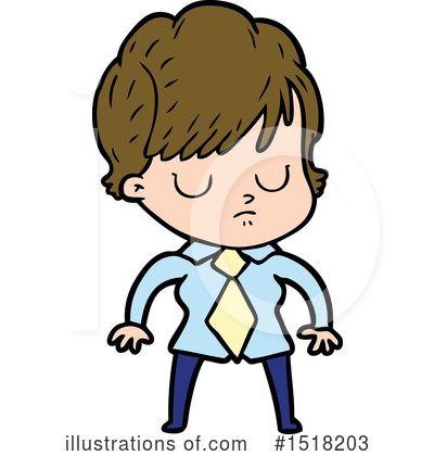 Royalty-Free (RF) Girl Clipart Illustration by lineartestpilot - Stock Sample #1518203