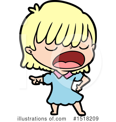 Royalty-Free (RF) Girl Clipart Illustration by lineartestpilot - Stock Sample #1518209