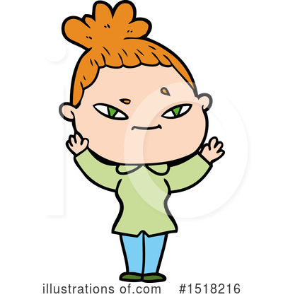 Royalty-Free (RF) Girl Clipart Illustration by lineartestpilot - Stock Sample #1518216
