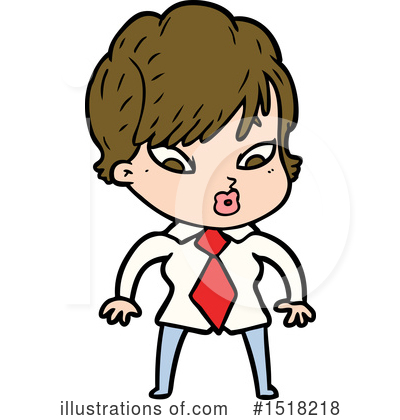 Royalty-Free (RF) Girl Clipart Illustration by lineartestpilot - Stock Sample #1518218