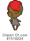 Girl Clipart #1518224 by lineartestpilot