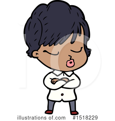 Royalty-Free (RF) Girl Clipart Illustration by lineartestpilot - Stock Sample #1518229