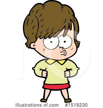 Royalty-Free (RF) Girl Clipart Illustration by lineartestpilot - Stock Sample #1518230