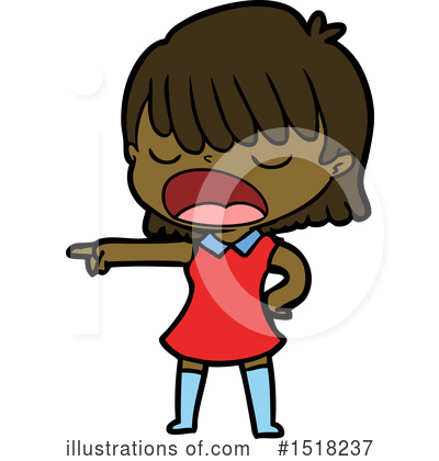 Royalty-Free (RF) Girl Clipart Illustration by lineartestpilot - Stock Sample #1518237