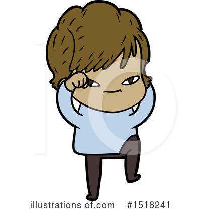 Royalty-Free (RF) Girl Clipart Illustration by lineartestpilot - Stock Sample #1518241