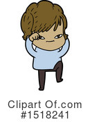 Girl Clipart #1518241 by lineartestpilot
