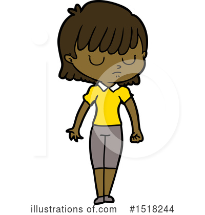 Royalty-Free (RF) Girl Clipart Illustration by lineartestpilot - Stock Sample #1518244