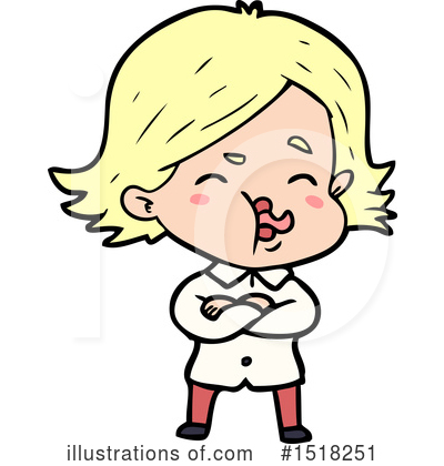 Royalty-Free (RF) Girl Clipart Illustration by lineartestpilot - Stock Sample #1518251