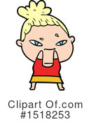 Girl Clipart #1518253 by lineartestpilot