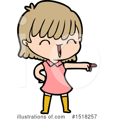 Royalty-Free (RF) Girl Clipart Illustration by lineartestpilot - Stock Sample #1518257