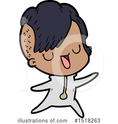 Royalty-Free (RF) Girl Clipart Illustration by lineartestpilot - Stock Sample #1518263