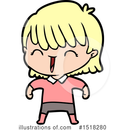 Royalty-Free (RF) Girl Clipart Illustration by lineartestpilot - Stock Sample #1518280