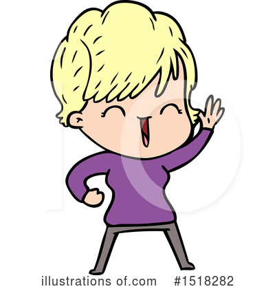 Royalty-Free (RF) Girl Clipart Illustration by lineartestpilot - Stock Sample #1518282