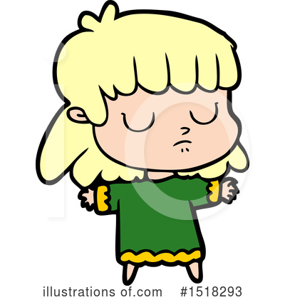 Royalty-Free (RF) Girl Clipart Illustration by lineartestpilot - Stock Sample #1518293