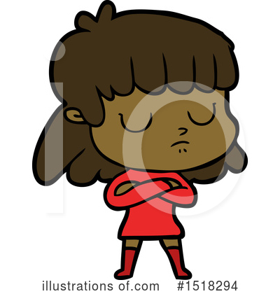 Royalty-Free (RF) Girl Clipart Illustration by lineartestpilot - Stock Sample #1518294