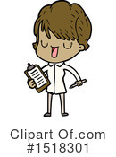 Girl Clipart #1518301 by lineartestpilot