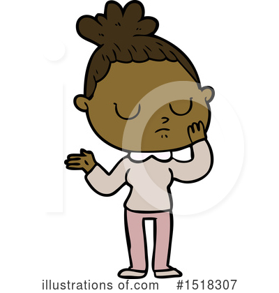 Royalty-Free (RF) Girl Clipart Illustration by lineartestpilot - Stock Sample #1518307